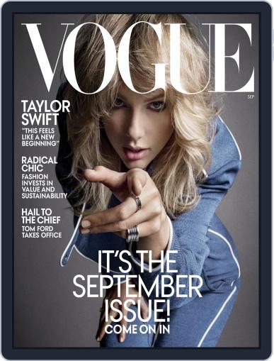 Vogue September 1st, 2019 Digital Back Issue Cover
