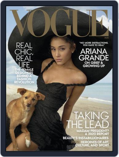Vogue August 1st, 2019 Digital Back Issue Cover