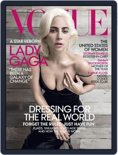 Vogue October 1st, 2018 Digital Back Issue Cover