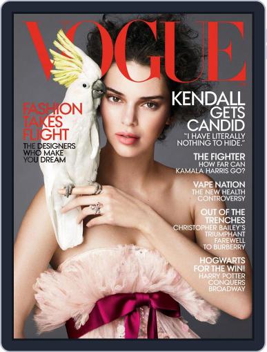 Vogue April 1st, 2018 Digital Back Issue Cover
