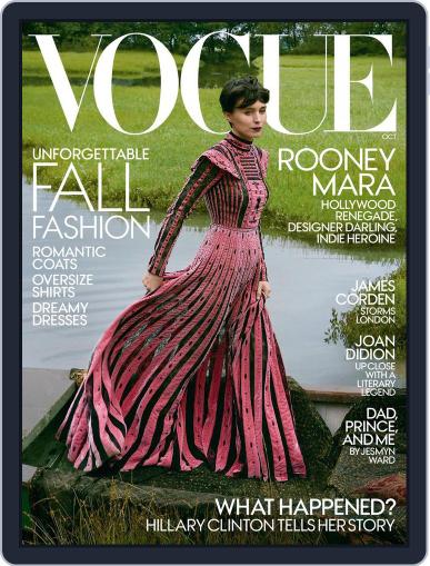 Vogue October 1st, 2017 Digital Back Issue Cover