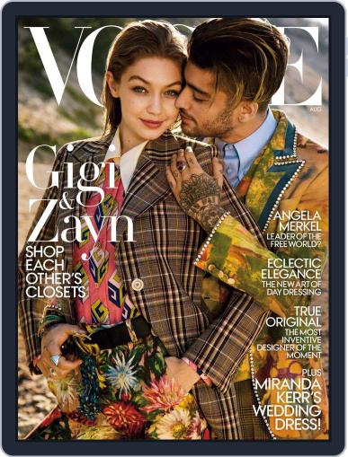 Vogue August 1st, 2017 Digital Back Issue Cover