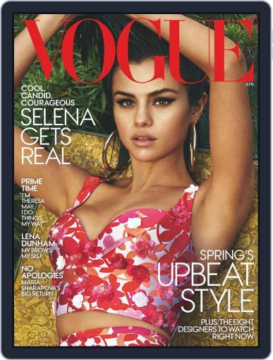 Vogue April 1st, 2017 Digital Back Issue Cover