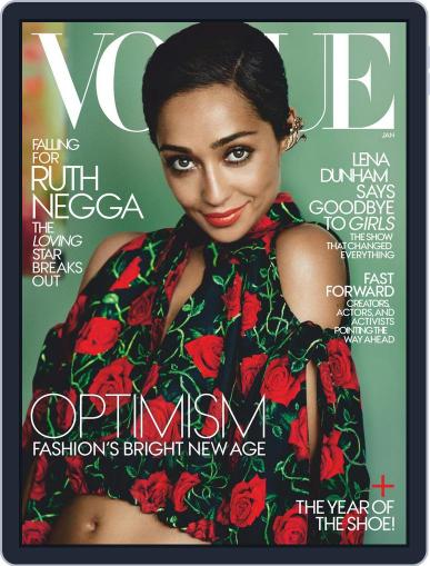 Vogue January 1st, 2017 Digital Back Issue Cover