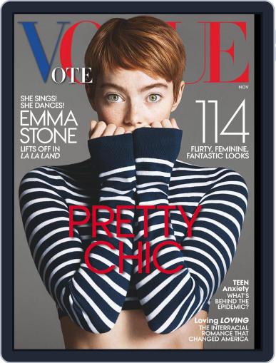 Vogue November 1st, 2016 Digital Back Issue Cover