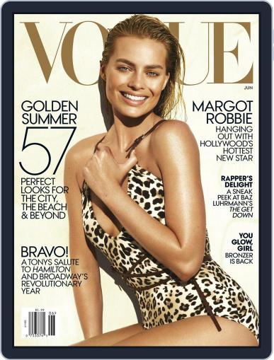Vogue June 1st, 2016 Digital Back Issue Cover