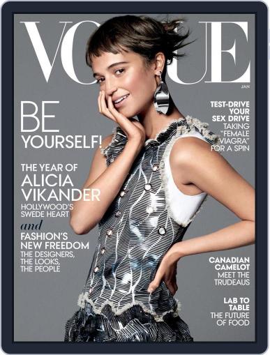 Vogue January 1st, 2016 Digital Back Issue Cover