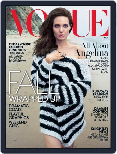 Vogue November 1st, 2015 Digital Back Issue Cover