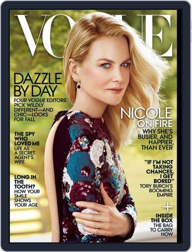 Vogue August 1st, 2015 Digital Back Issue Cover
