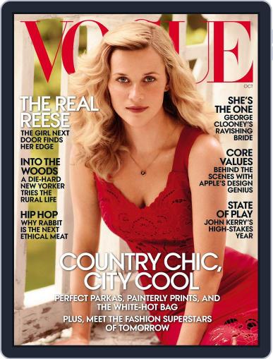 Vogue October 1st, 2014 Digital Back Issue Cover
