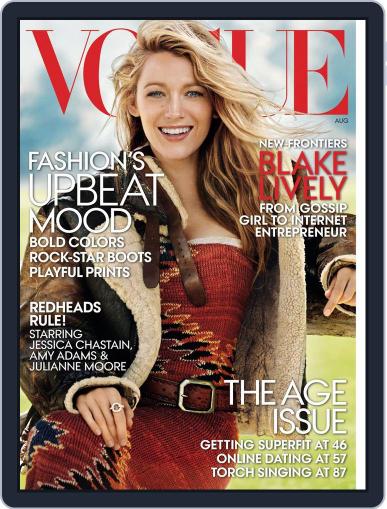 Vogue July 22nd, 2014 Digital Back Issue Cover
