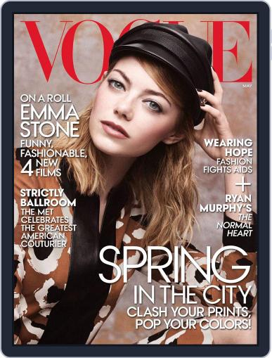 Vogue April 22nd, 2014 Digital Back Issue Cover