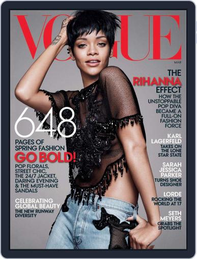 Vogue February 19th, 2014 Digital Back Issue Cover