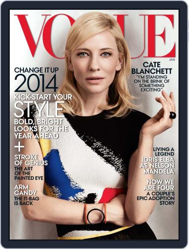 Vogue December 17th, 2013 Digital Back Issue Cover