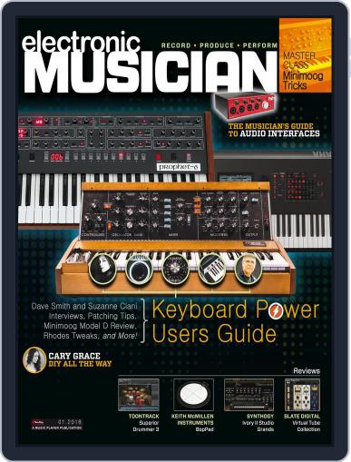 Electronic Musician January 1st, 2018 Digital Back Issue Cover