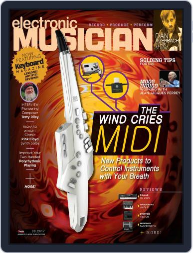 Electronic Musician August 1st, 2017 Digital Back Issue Cover