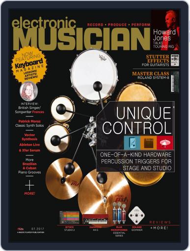 Electronic Musician July 1st, 2017 Digital Back Issue Cover