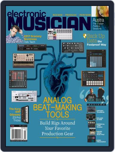 Electronic Musician March 1st, 2017 Digital Back Issue Cover