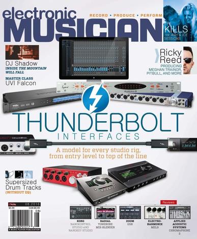 Electronic Musician July 12th, 2016 Digital Back Issue Cover