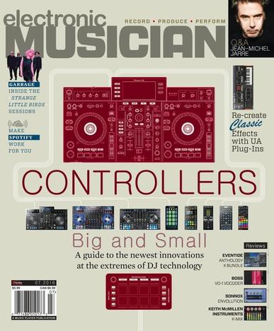 Electronic Musician June 14th, 2016 Digital Back Issue Cover