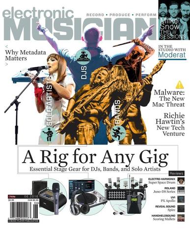 Electronic Musician May 17th, 2016 Digital Back Issue Cover