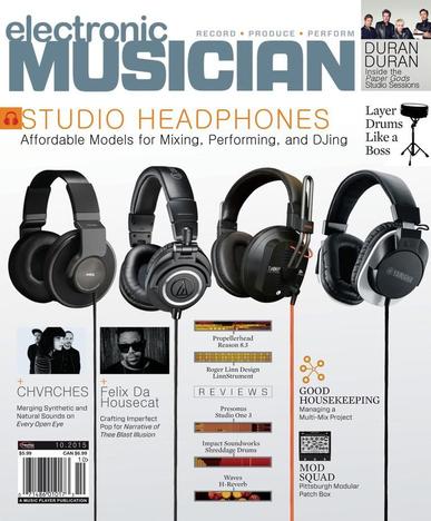 Electronic Musician October 1st, 2015 Digital Back Issue Cover