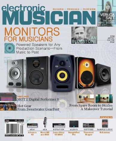 Electronic Musician September 1st, 2015 Digital Back Issue Cover