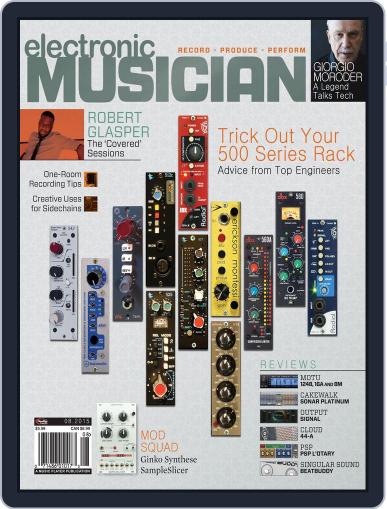 Electronic Musician August 1st, 2015 Digital Back Issue Cover