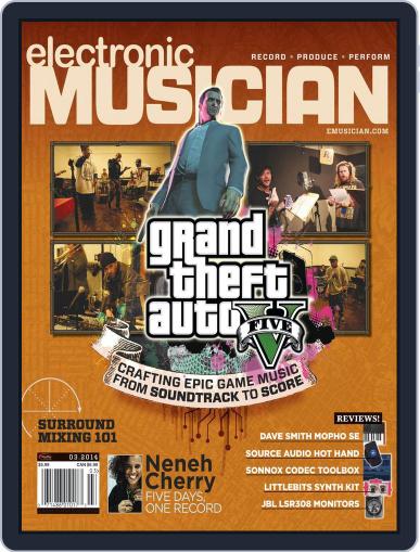 Electronic Musician March 6th, 2014 Digital Back Issue Cover