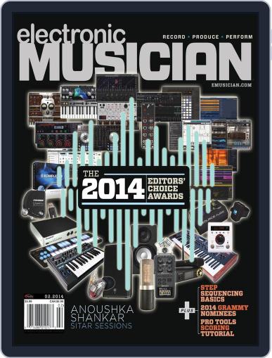 Electronic Musician January 14th, 2014 Digital Back Issue Cover
