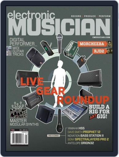 Electronic Musician January 10th, 2014 Digital Back Issue Cover