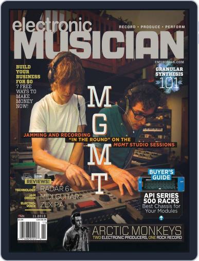 Electronic Musician October 15th, 2013 Digital Back Issue Cover