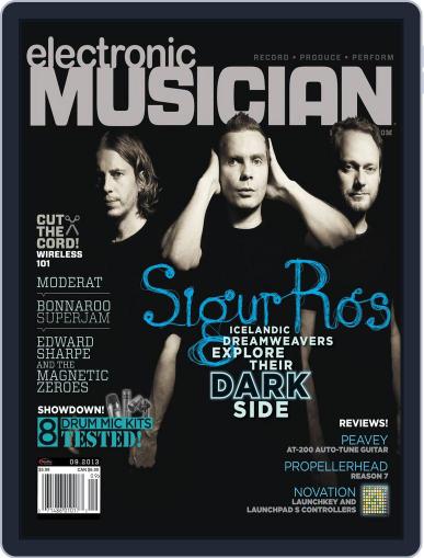 Electronic Musician August 13th, 2013 Digital Back Issue Cover