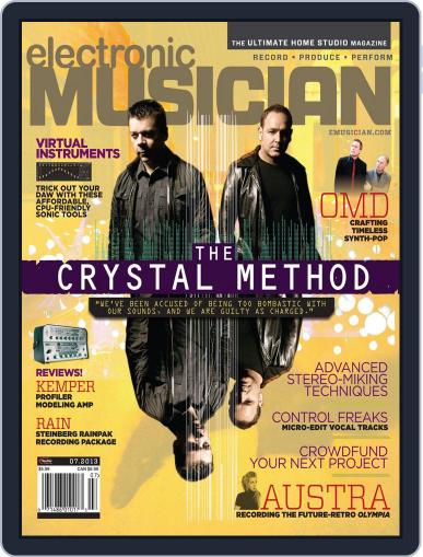 Electronic Musician June 11th, 2013 Digital Back Issue Cover