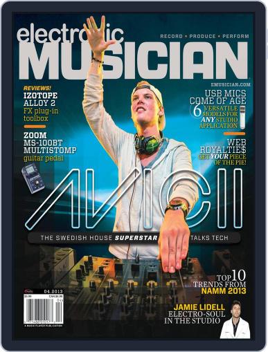 Electronic Musician March 12th, 2013 Digital Back Issue Cover