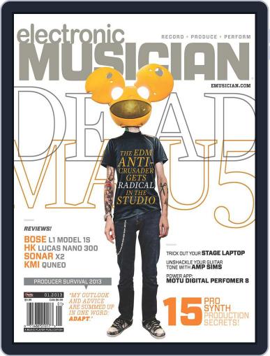 Electronic Musician December 25th, 2012 Digital Back Issue Cover