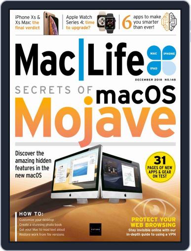 MacLife December 1st, 2018 Digital Back Issue Cover