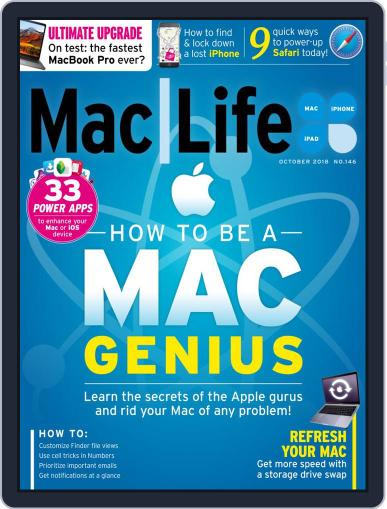 MacLife October 1st, 2018 Digital Back Issue Cover