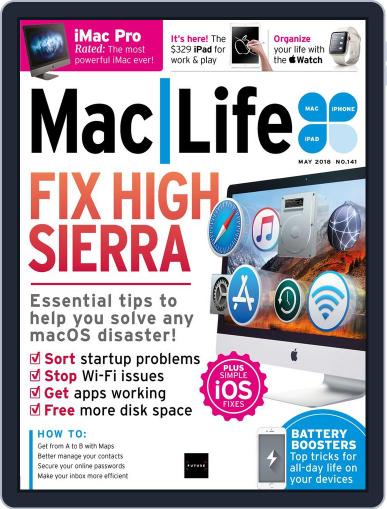 MacLife May 1st, 2018 Digital Back Issue Cover