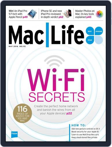 MacLife May 3rd, 2016 Digital Back Issue Cover