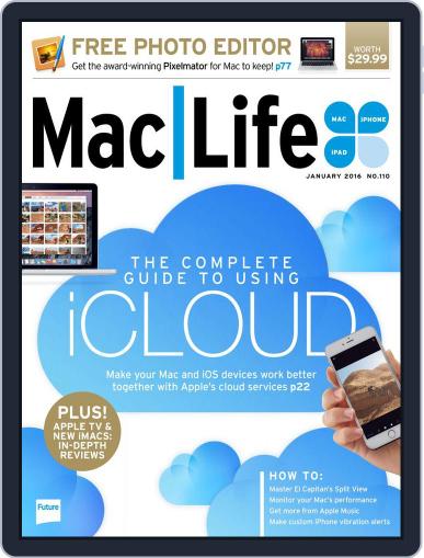 MacLife December 15th, 2015 Digital Back Issue Cover