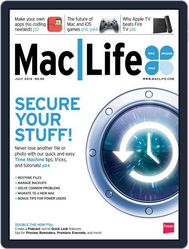 MacLife July 1st, 2014 Digital Back Issue Cover