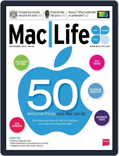 MacLife November 1st, 2013 Digital Back Issue Cover