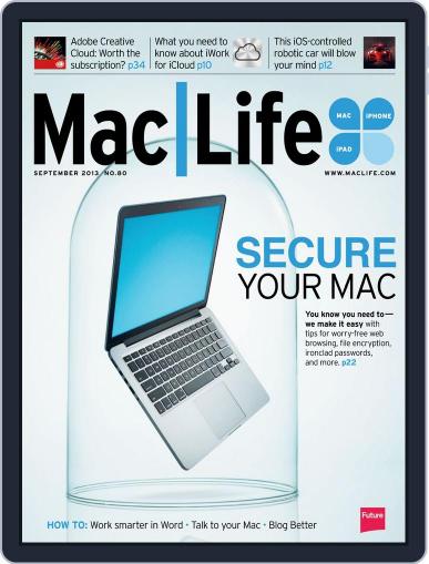 MacLife September 1st, 2013 Digital Back Issue Cover