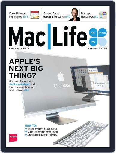 MacLife March 1st, 2013 Digital Back Issue Cover