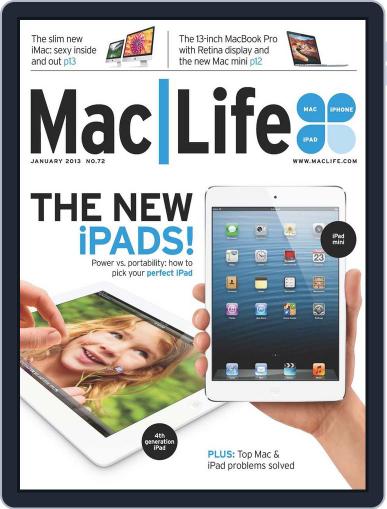 MacLife January 1st, 2013 Digital Back Issue Cover