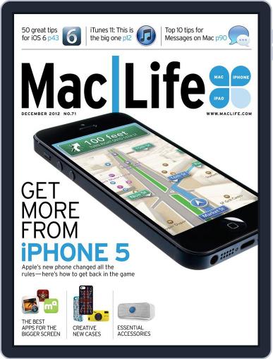 MacLife December 1st, 2012 Digital Back Issue Cover