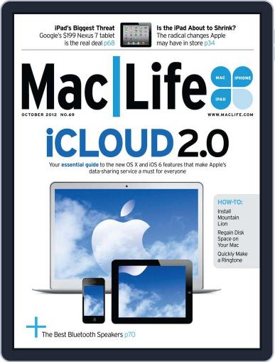 MacLife October 1st, 2012 Digital Back Issue Cover