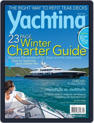 Yachting August 14th, 2010 Digital Back Issue Cover
