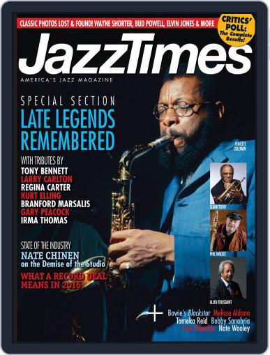 JazzTimes January 30th, 2016 Digital Back Issue Cover